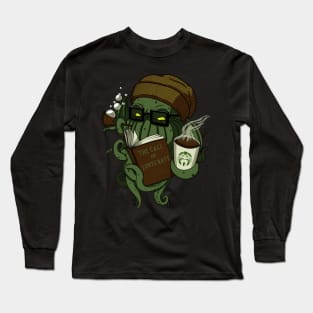 Hipster Cthulhu Long Sleeve T-Shirt